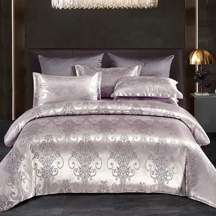 Luxury Satin Duvet Cover Set - RoyalDream-King 220x240cm 1st-11-State of Style