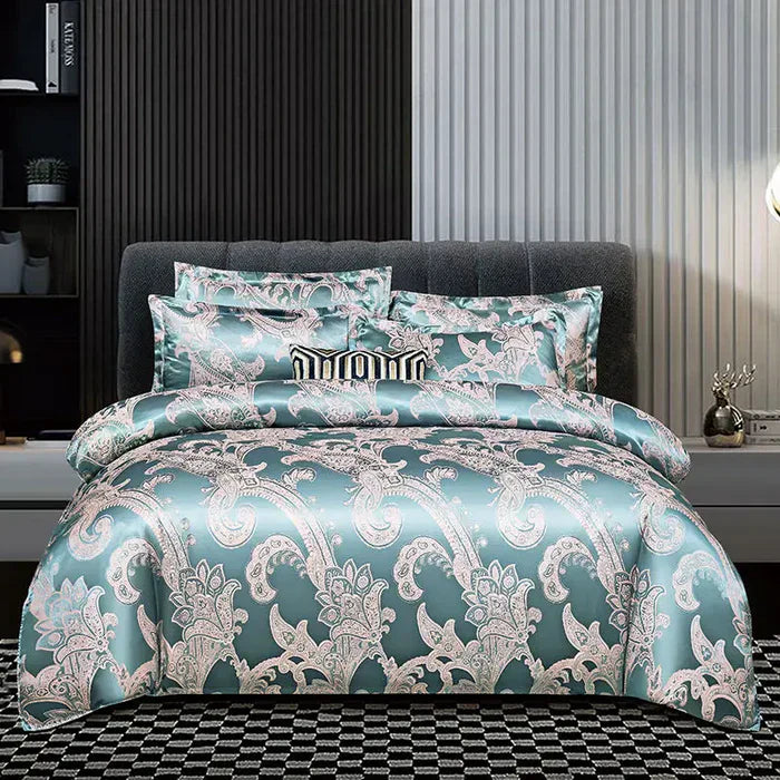 Luxury Satin Duvet Cover Set - RoyalDream-King 220x240cm 1st-2-State of Style