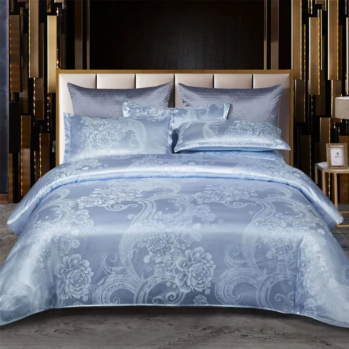 Luxury Satin Duvet Cover Set - RoyalDream-King 220x240cm 1st-3-State of Style