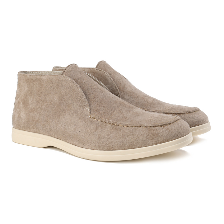 Luxury Suede Men's Loafers - Luca-Light Brown-5.0-State of Style