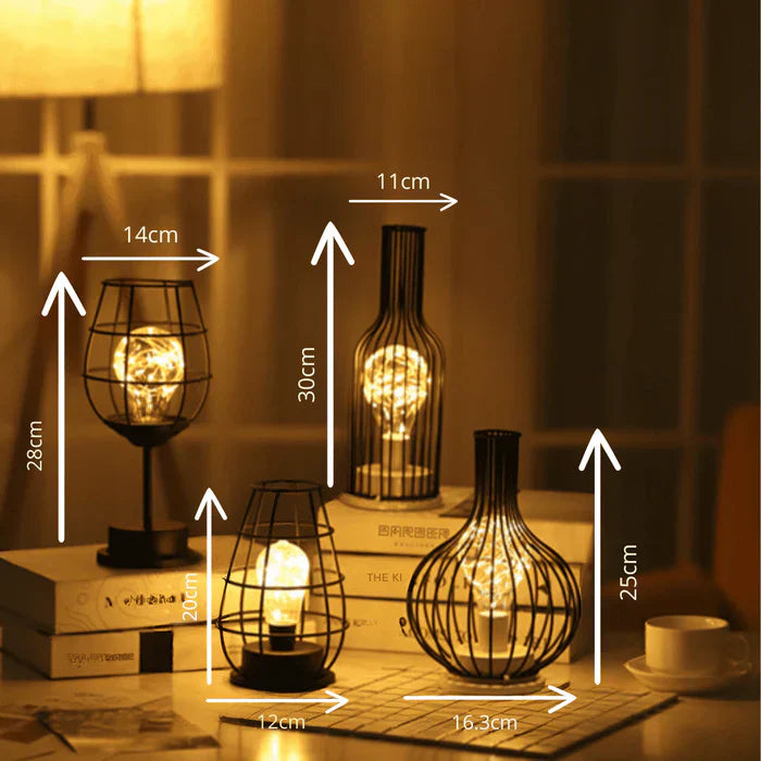 Luxury Table Lamp - LumiGris-Wine Glass-State of Style