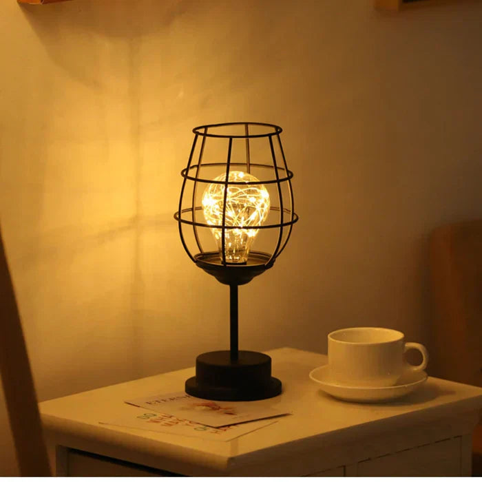 Luxury Table Lamp - LumiGris-Wine Glass-State of Style