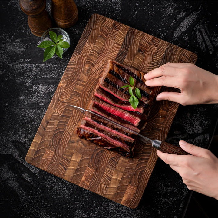 Luxury Thick Teak Cutting Board - ChefTeak-24.1 × 33.8 cm-State of Style