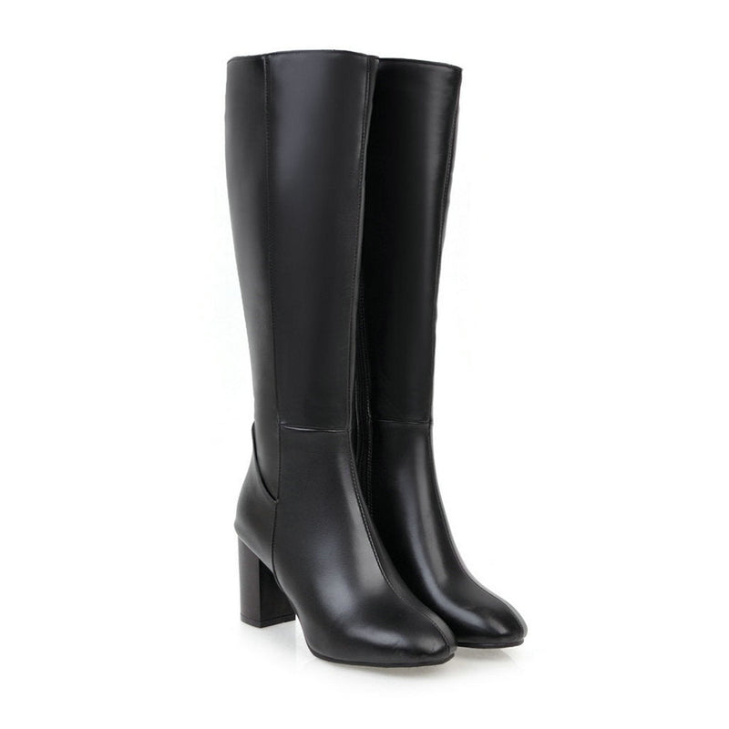 Luxury Vegan Leather Ankle Boots with Zip - Eden-Black-2.5-State of Style