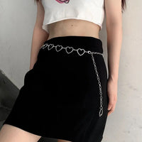 Luxury Waist Chain Belt – Gold & Silver Metal with Crystal Accents-Gold-State of Style