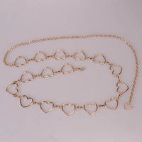 Luxury Waist Chain Belt – Gold & Silver Metal with Crystal Accents-Gold-State of Style