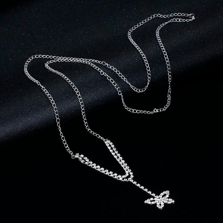 Luxury Waist Chain Belt – Gold & Silver Metal with Crystal Accents-Gold-State of Style