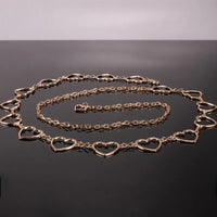 Luxury Waist Chain Belt – Gold & Silver Metal with Crystal Accents-Gold-State of Style
