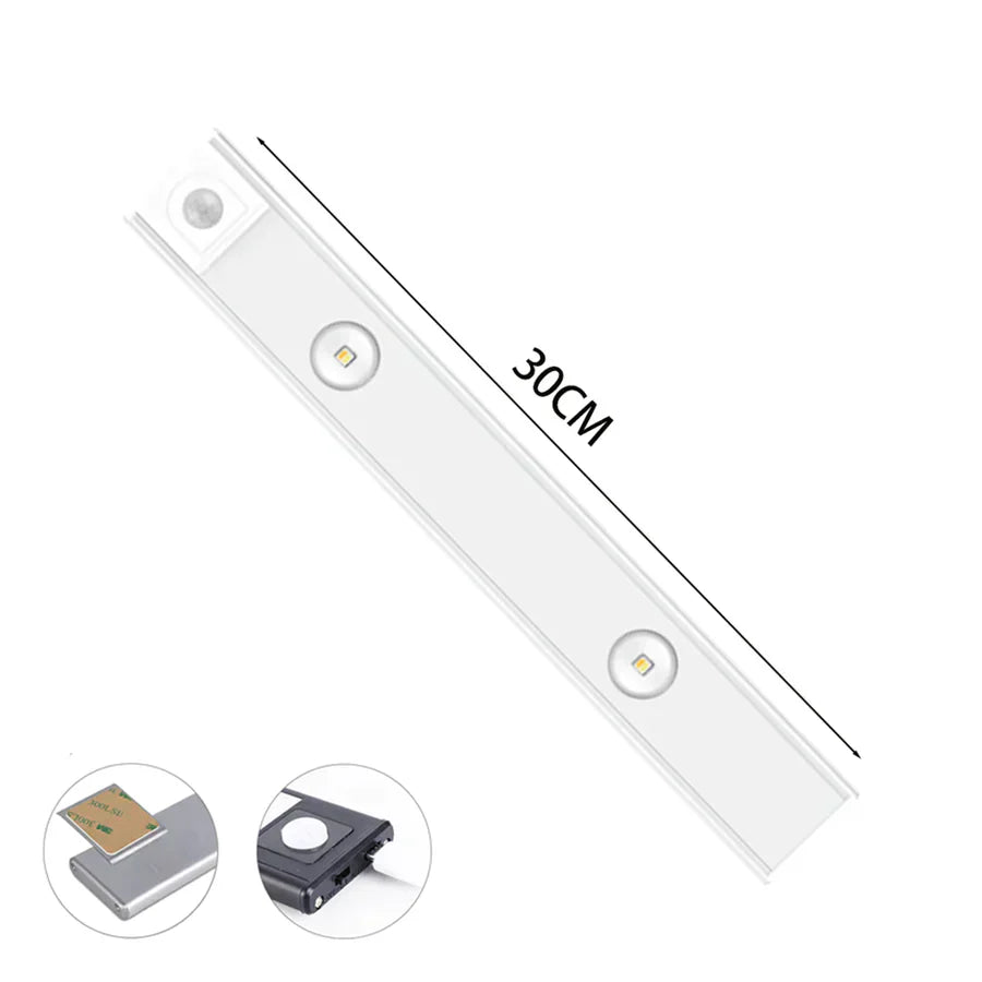Luxury Wireless LED Cabinet Light - LumiLux-Black-30 cm-State of Style
