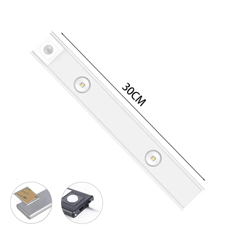 Luxury Wireless LED Cabinet Light - LumiLux-Black-30 cm-State of Style
