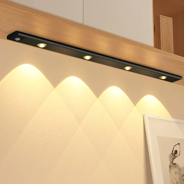 Luxury Wireless LED Cabinet Light - LumiLux-Black-30 cm-State of Style