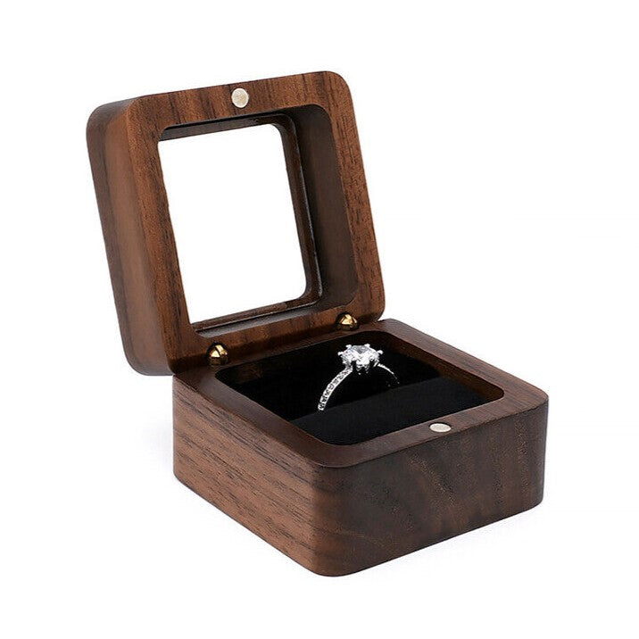 Luxury Wooden Mini Jewellery Box | Elegant Storage-1-BLACK-TRANSPARENT-State of Style