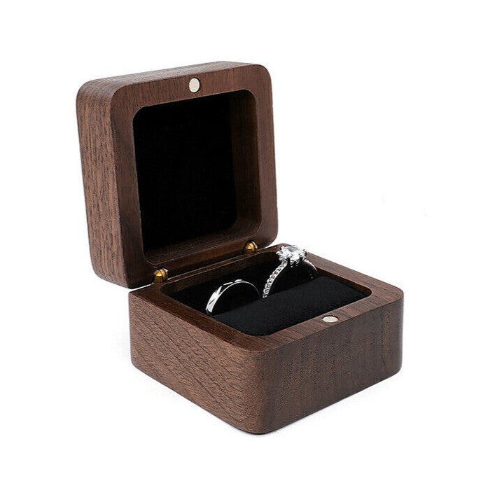 Luxury Wooden Mini Jewellery Box | Elegant Storage-1-BLACK-WOOD-State of Style