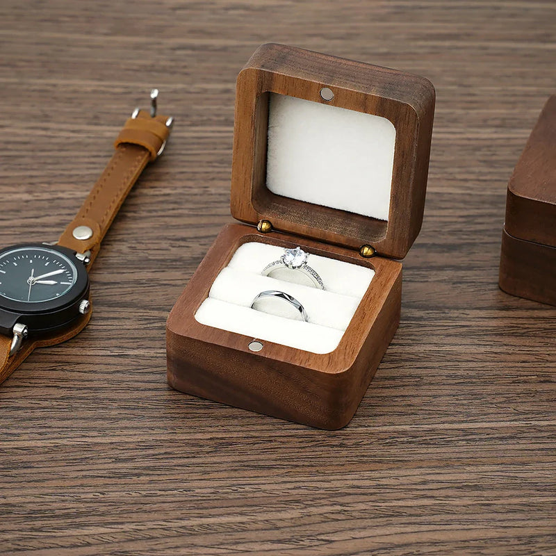 Luxury Wooden Mini Jewellery Box | Elegant Storage-1-BROWN-WOOD-State of Style