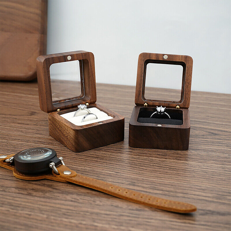 Luxury Wooden Mini Jewellery Box | Elegant Storage-1-BROWN-WOOD-State of Style