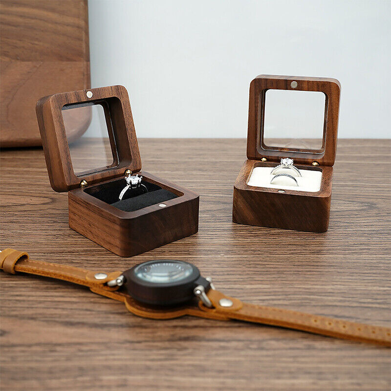 Luxury Wooden Mini Jewellery Box | Elegant Storage-1-BROWN-WOOD-State of Style