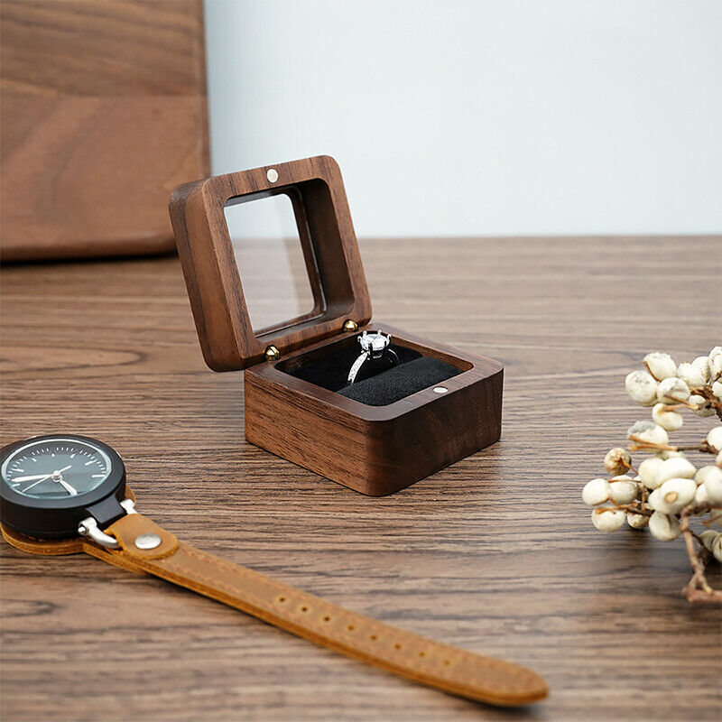 Luxury Wooden Mini Jewellery Box | Elegant Storage-1-BROWN-WOOD-State of Style