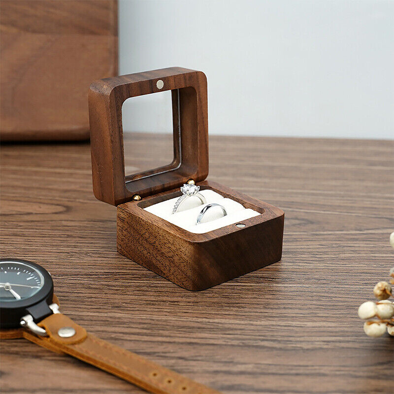 Luxury Wooden Mini Jewellery Box | Elegant Storage-1-BROWN-WOOD-State of Style