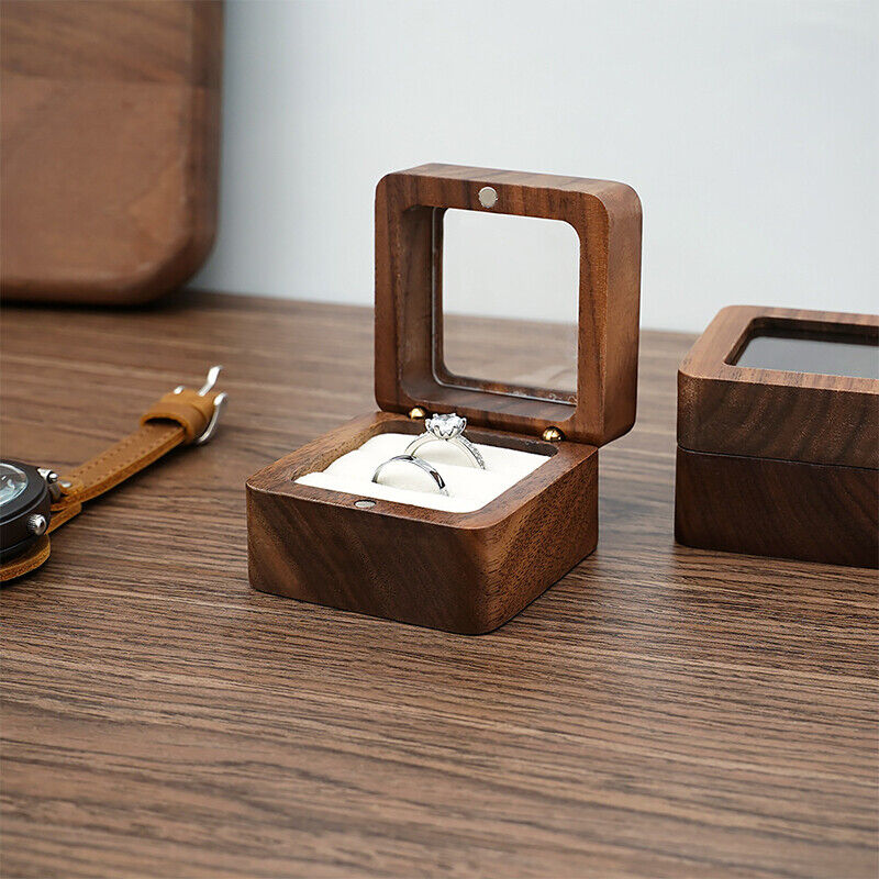 Luxury Wooden Mini Jewellery Box | Elegant Storage-1-BROWN-WOOD-State of Style