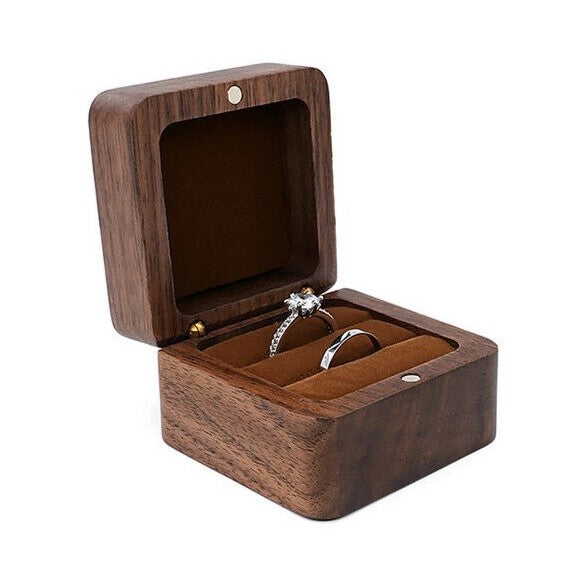 Luxury Wooden Mini Jewellery Box | Elegant Storage-2-BROWN-WOOD-State of Style