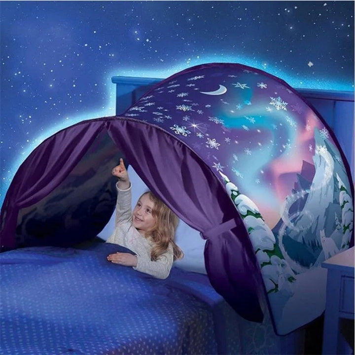 Magical Children's Bed Tent - Elina-Winter Wonderland-State of Style