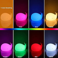 Magically Illuminated Whale Night Lamp – Luma | Soft Light for Children-State of Style
