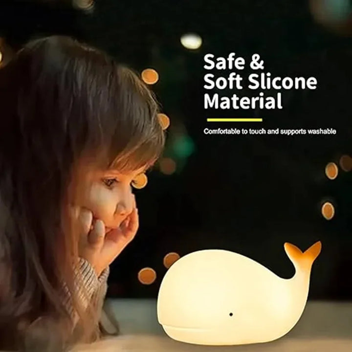 Magically Illuminated Whale Night Lamp – Luma | Soft Light for Children-State of Style