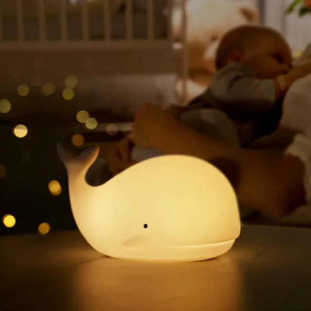 Magically Illuminated Whale Night Lamp – Luma | Soft Light for Children-State of Style