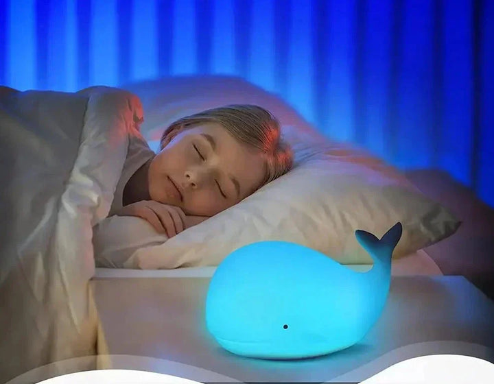 Magically Illuminated Whale Night Lamp – Luma | Soft Light for Children-State of Style