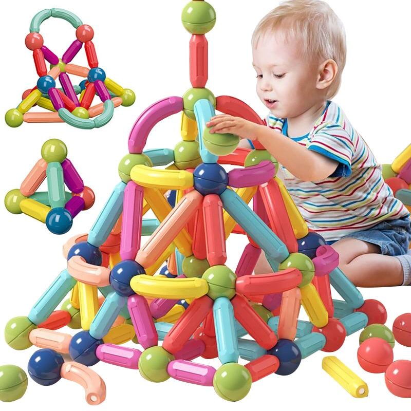 Magnetic Building Blocks - MagnaMaster-144 pieces-State of Style