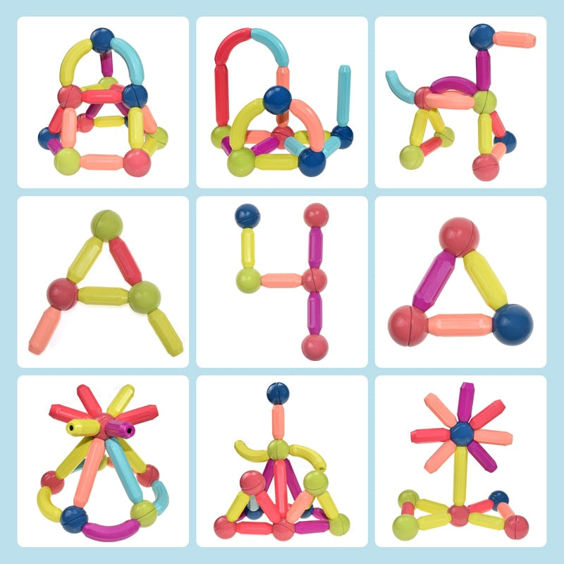 Magnetic Building Blocks - MagnaMaster-144 pieces-State of Style