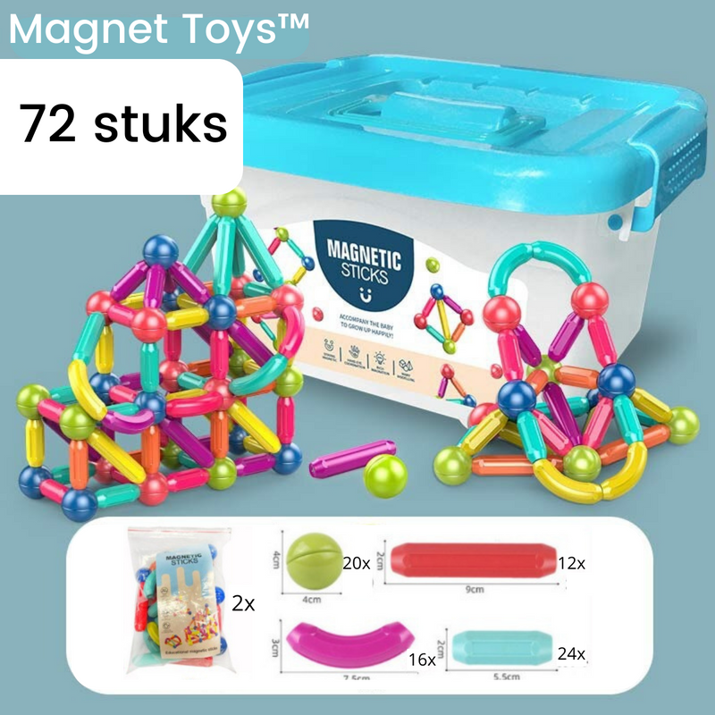 Magnetic Building Blocks - MagnaMaster-144 pieces-State of Style