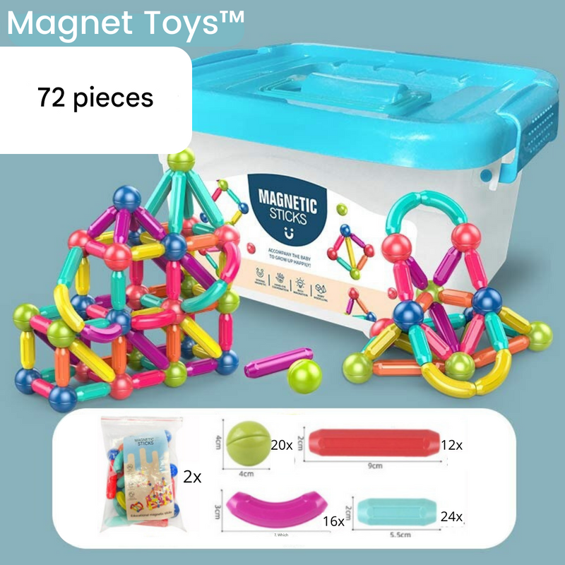 Magnetic Building Blocks - MagnaMaster-36 pieces-State of Style
