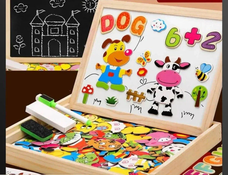 Magnetic Double-Sided Drawing Board Set - MiniArt Studio-Option A-State of Style