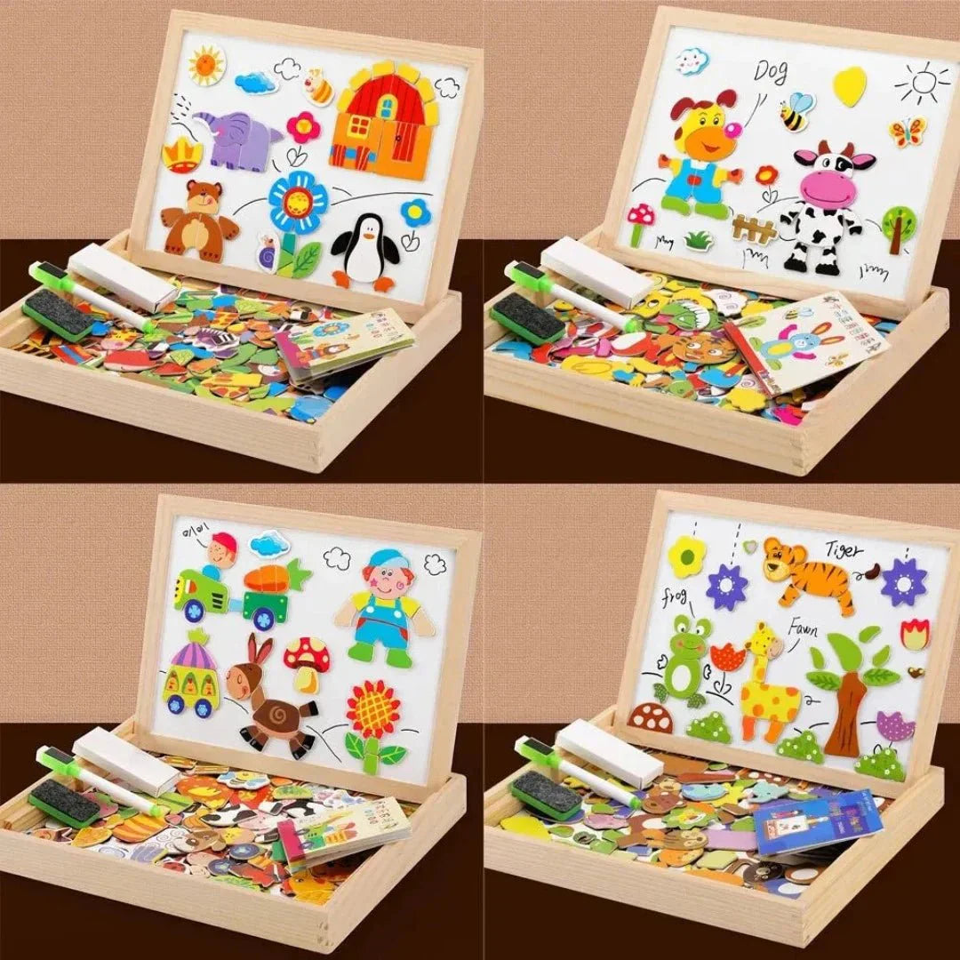 Magnetic Double-Sided Drawing Board Set - MiniArt Studio-Option A-State of Style