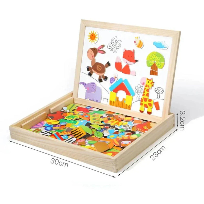 Magnetic Double-Sided Drawing Board Set - MiniArt Studio-Option A-State of Style
