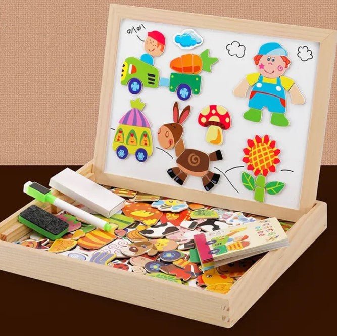 Magnetic Double-Sided Drawing Board Set - MiniArt Studio-Option C-State of Style