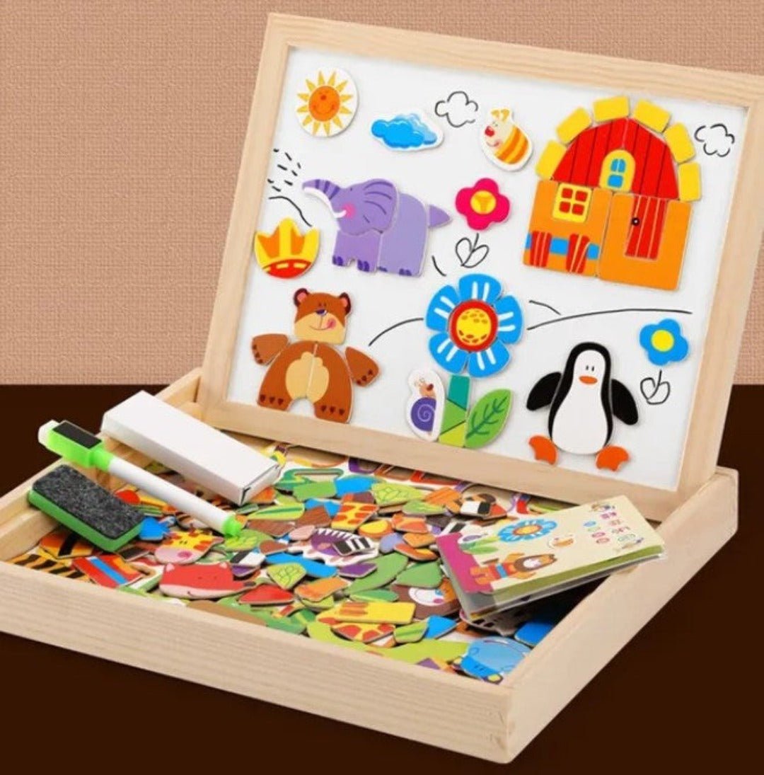 Magnetic Double-Sided Drawing Board Set - MiniArt Studio-Option D-State of Style