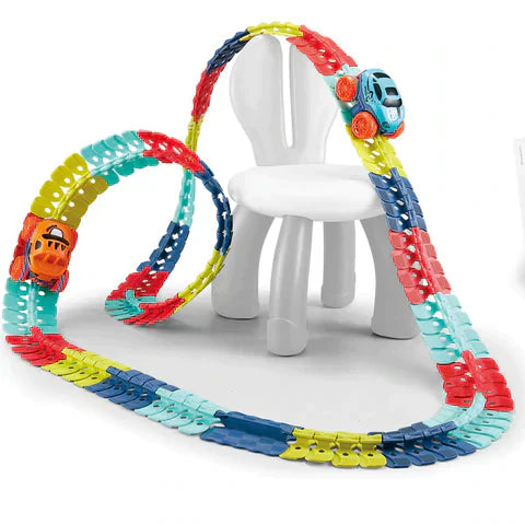 Magnetic Highway – Zoomigo-46 pieces + 2 cars-State of Style