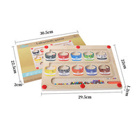 Magnetic Learning Maze for Colour and Number Recognition - MazeMagic-State of Style