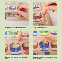 Magnetic Learning Maze for Colour and Number Recognition - MazeMagic-State of Style