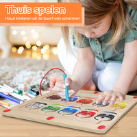 Magnetic Learning Maze for Colour and Number Recognition - MazeMagic-State of Style