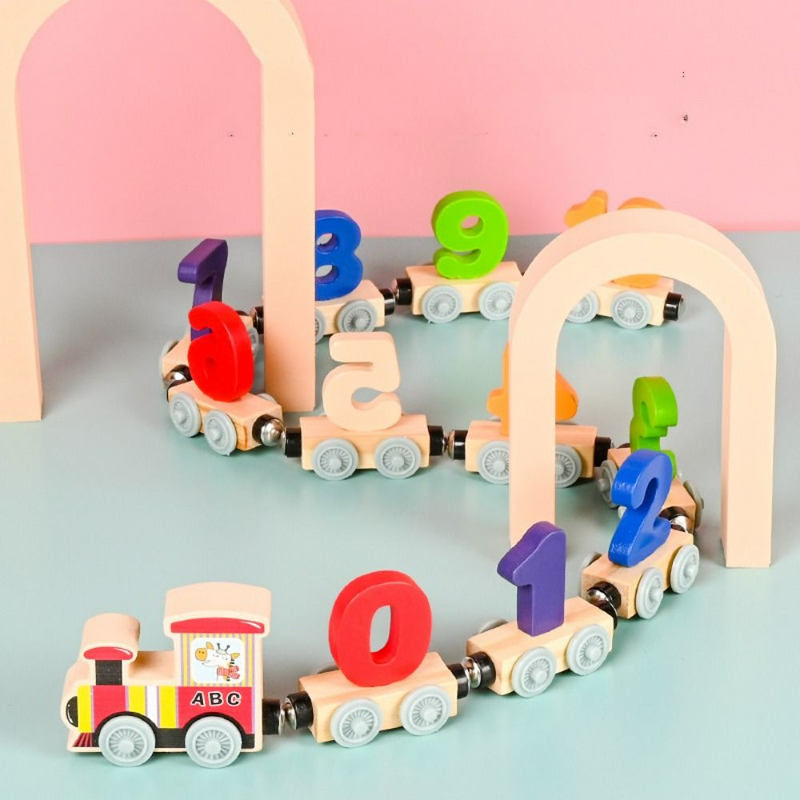 Magnetic Train Set – Train Wise-Numbers-State of Style