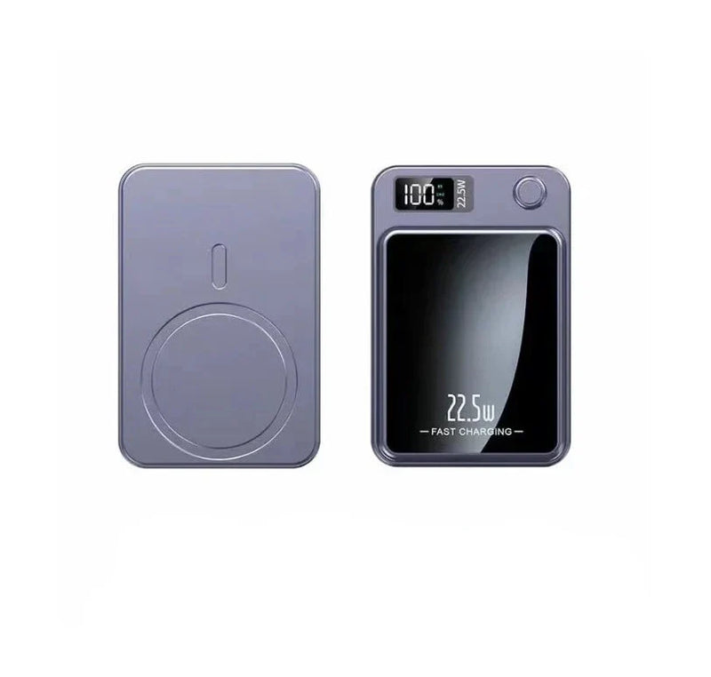Magnetic Wireless Power Bank - MagCharge Mini-Purple-State of Style