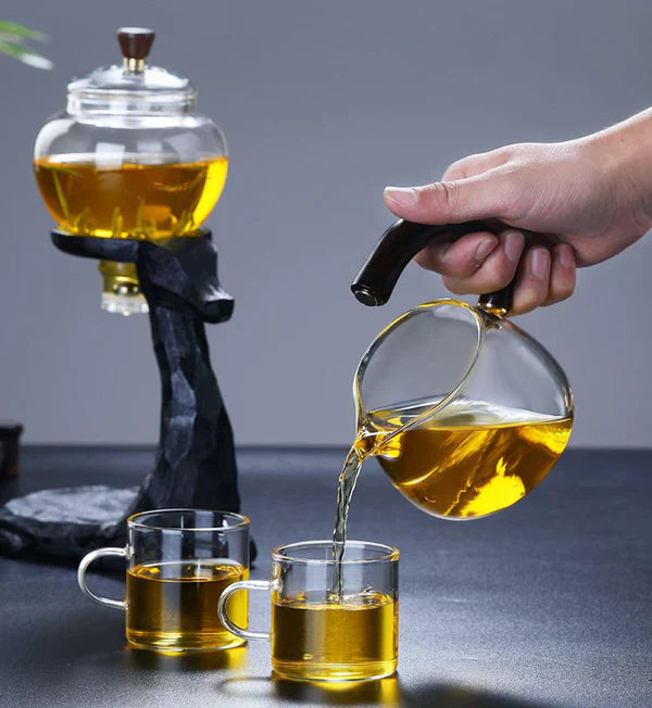MagneticTeaSet with Innovative Magnetic Design-Blue Teapot-State of Style