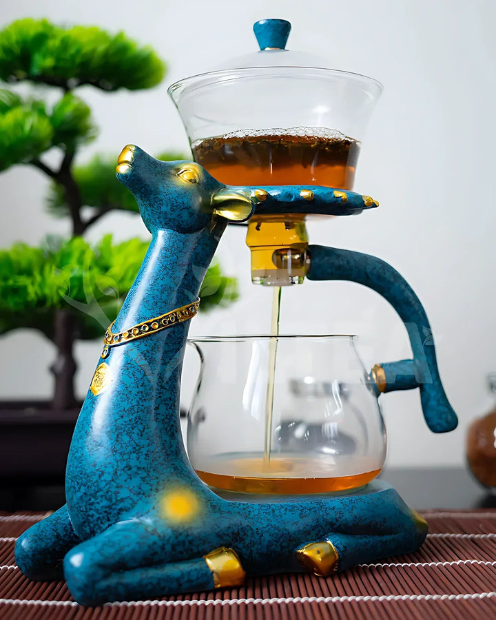 MagneticTeaSet with Innovative Magnetic Design-Blue Teapot-State of Style