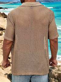 Magnus | Men's Summer Style Shirt – Elegant & Lightweight-Apricot-M-State of Style