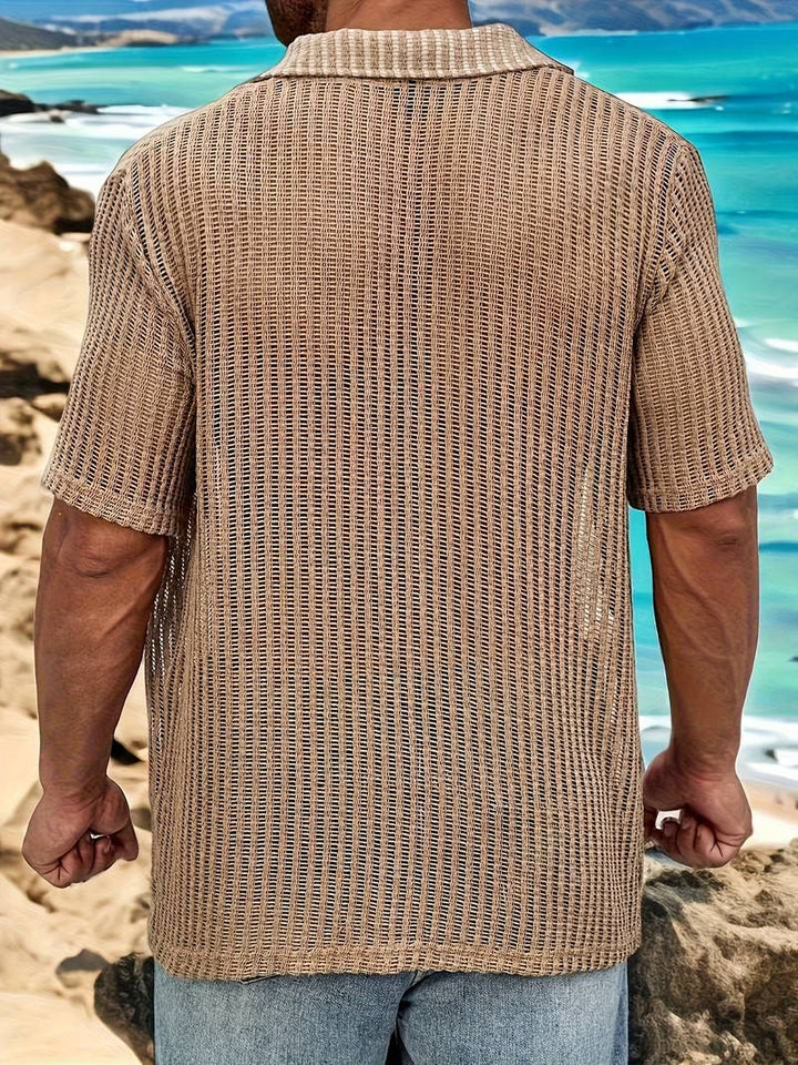 Magnus | Men's Summer Style Shirt – Elegant & Lightweight-Apricot-M-State of Style