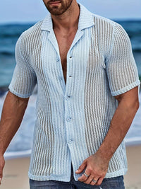 Magnus | Men's Summer Style Shirt – Elegant & Lightweight-Blue-M-State of Style