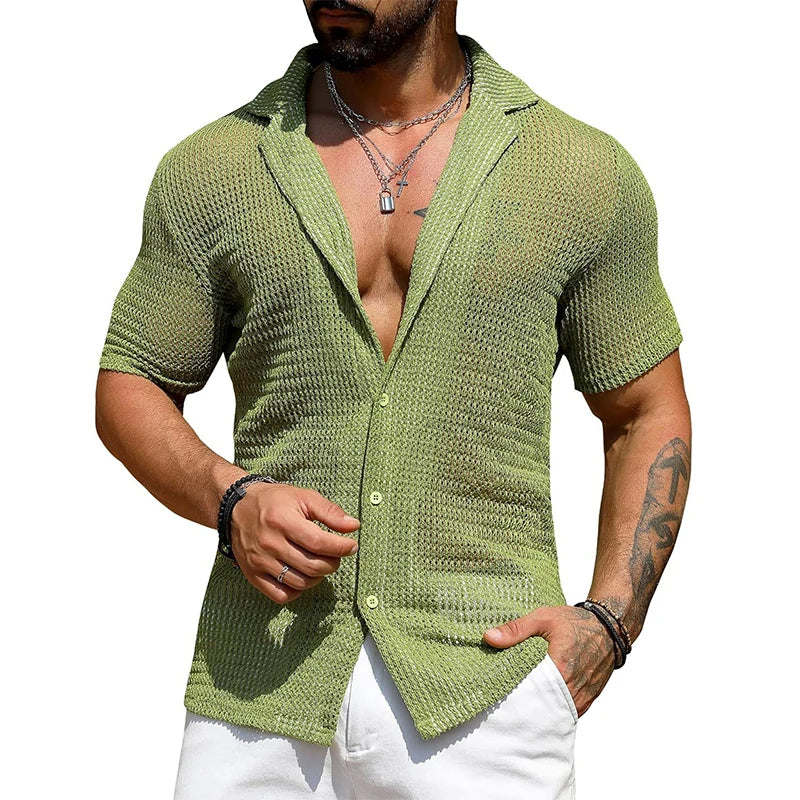 Magnus | Men's Summer Style Shirt – Elegant & Lightweight-Green-M-State of Style